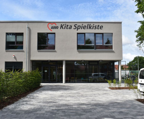 Die integrative Kindertagesstätte "Spielkiste" in Stralsund